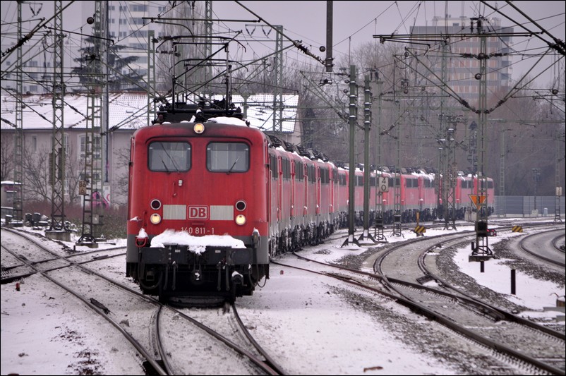 Lokzug Kornwestheim-Seelze durch FFS 13 Jan 2010
