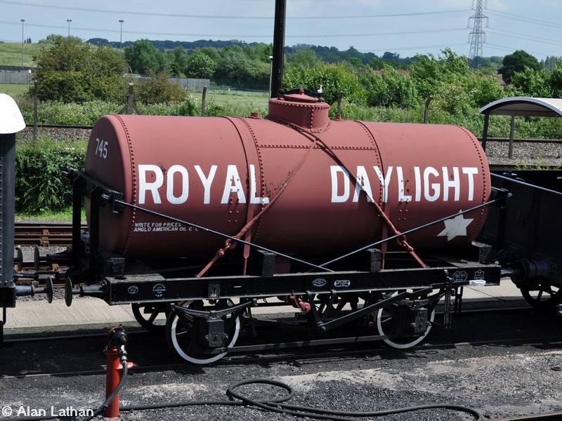 745 Didcot RC 13 June 2010
Royal Daylight oil tank wagon built 1912 by Hurst Nelson, Motherwell
